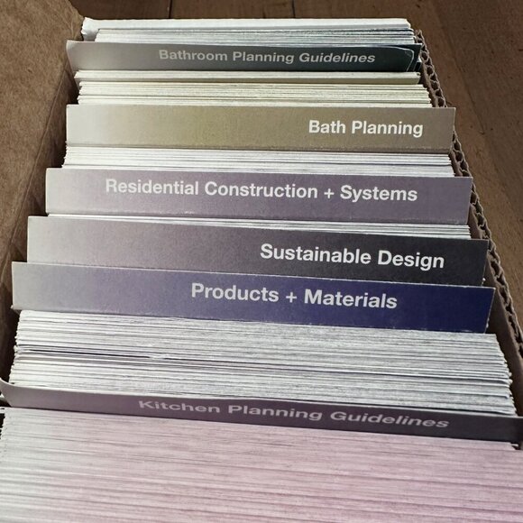 NKBA Exam Prep Flashcards Set For CKBD Certification in Kitchen and Bath Design - Picture 15 of 16